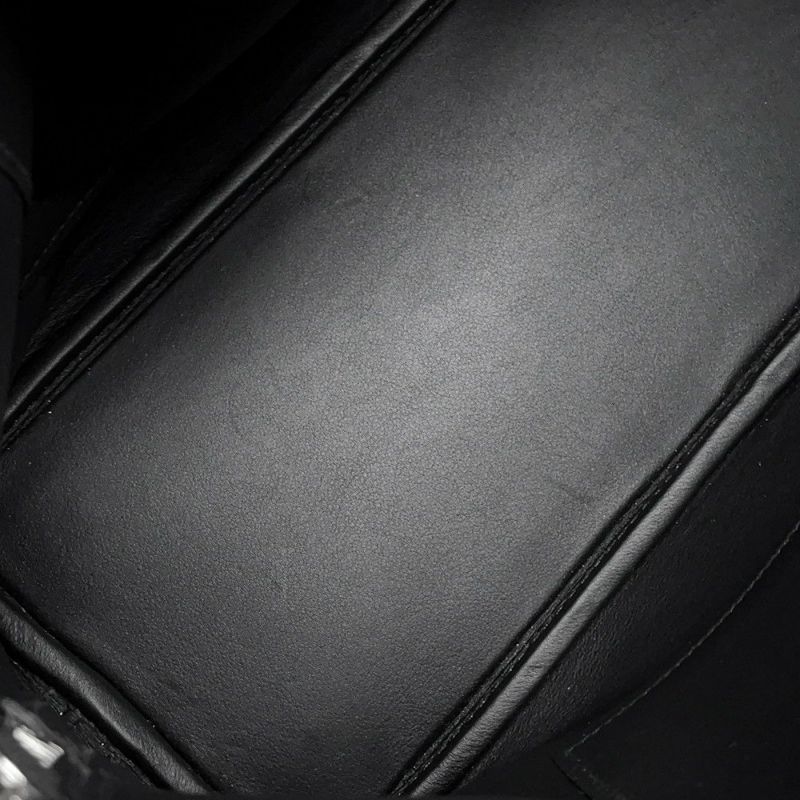 エルメス ハンドバッグ ボリード1923 30 ブラック/シルバー金具 エプソン U刻印 2wayショルダー 黒