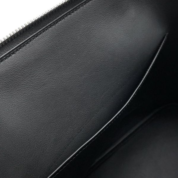 エルメス ハンドバッグ ボリード1923 30 ブラック/シルバー金具 エプソン U刻印 2wayショルダー 黒