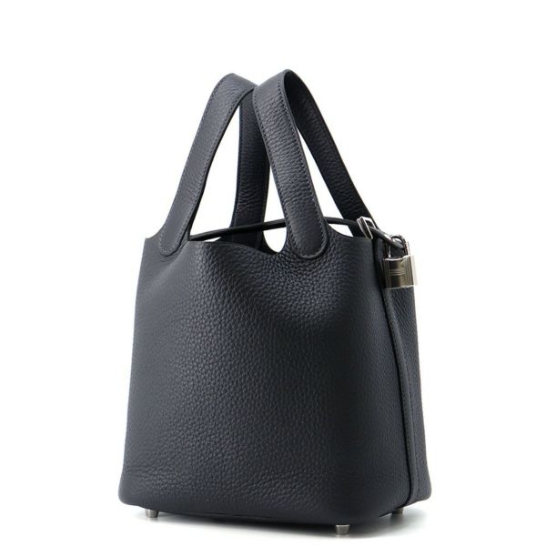 エルメス ハンドバッグ ピコタンロックPM キャバン/シルバー金具 トリヨンクレマンス K刻印