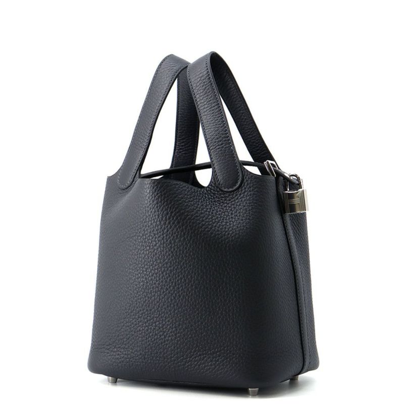 エルメス ハンドバッグ ピコタンロックPM キャバン/シルバー金具 トリヨンクレマンス K刻印