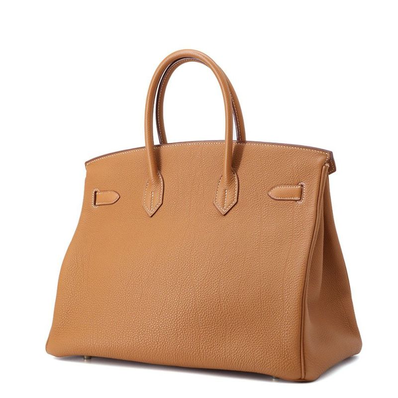 エルメス バーキン35 ゴールド/ゴールド金具 トゴ □K刻印 HERMES Birkin ハンドバッグ