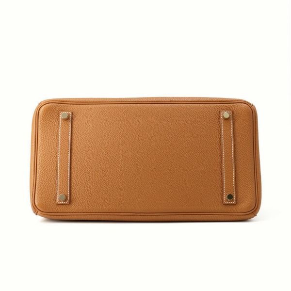 エルメス バーキン35 ゴールド/ゴールド金具 トゴ □K刻印 HERMES Birkin ハンドバッグ