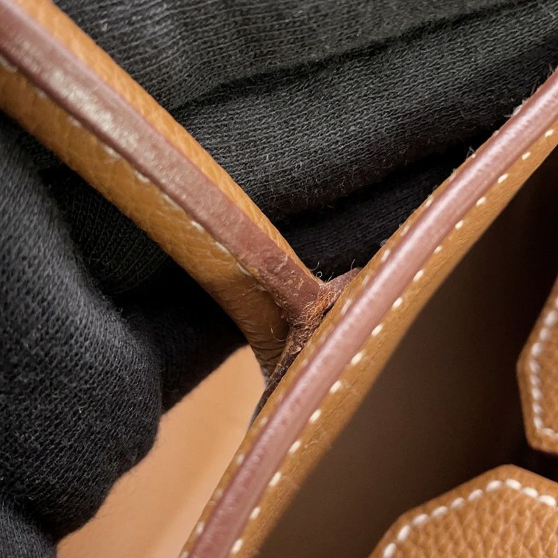 エルメス バーキン35 ゴールド/ゴールド金具 トゴ □K刻印 HERMES Birkin ハンドバッグ
