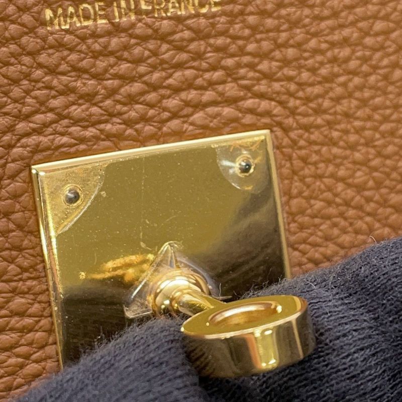 エルメス バーキン35 ゴールド/ゴールド金具 トゴ □K刻印 HERMES Birkin ハンドバッグ