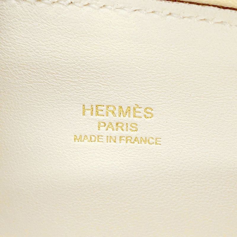 エルメス ボリード1923 ミニ ナタ/ゴールド金具 シェブルミゾル K刻印 2wayショルダー シェーブル