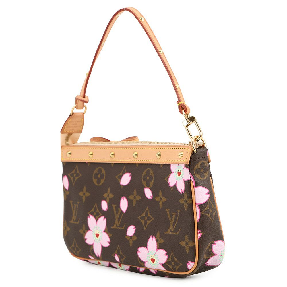 ルイヴィトン ハンドバッグ モノグラム・チェリー ブロッサム ポシェット・アクセソワール M92006 LOUIS VUITTON 村上隆
