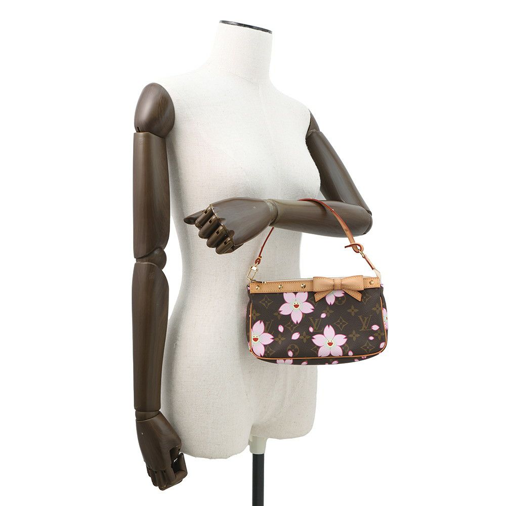 ルイヴィトン ハンドバッグ モノグラム・チェリー ブロッサム ポシェット・アクセソワール M92006 LOUIS VUITTON 村上隆