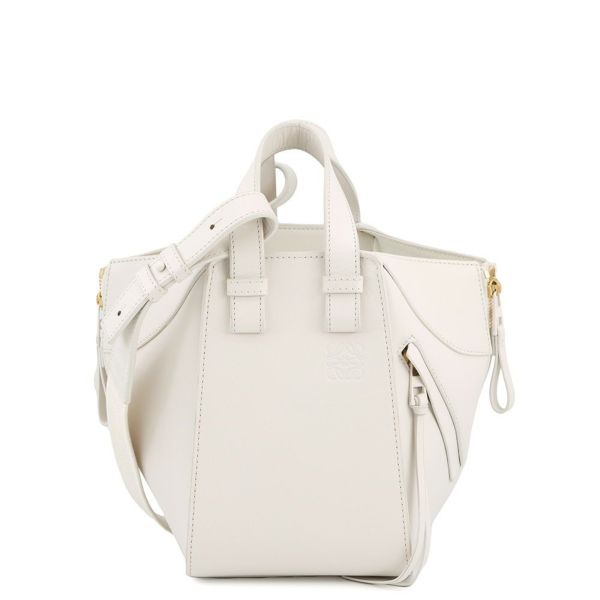 ロエベ ハンドバッグ ハンモック コンパクト レザー A538H13X07 LOEWE 2way 白