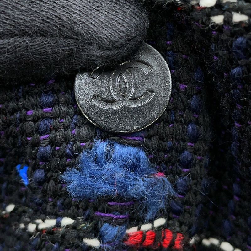 シャネル コート ツイード ステンカラーコート ウール レディースサイズ36 P42157 CHANEL アウター