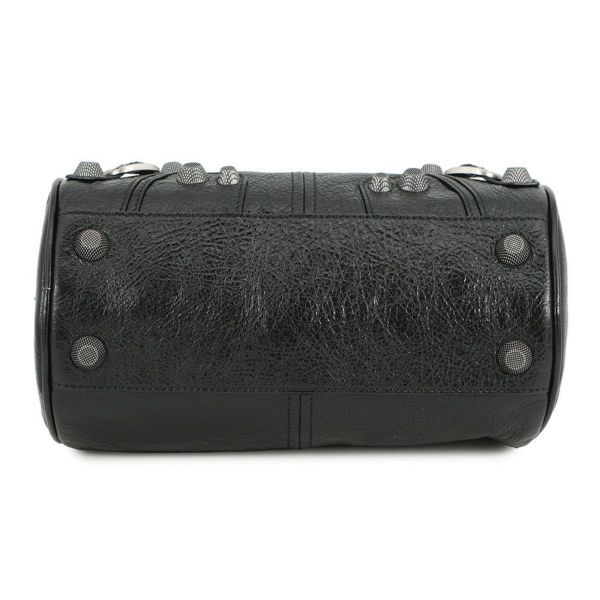 バレンシアガ ショルダーバッグ ルカゴール シリンダー レザー 771716 BALENCIAGA 黒