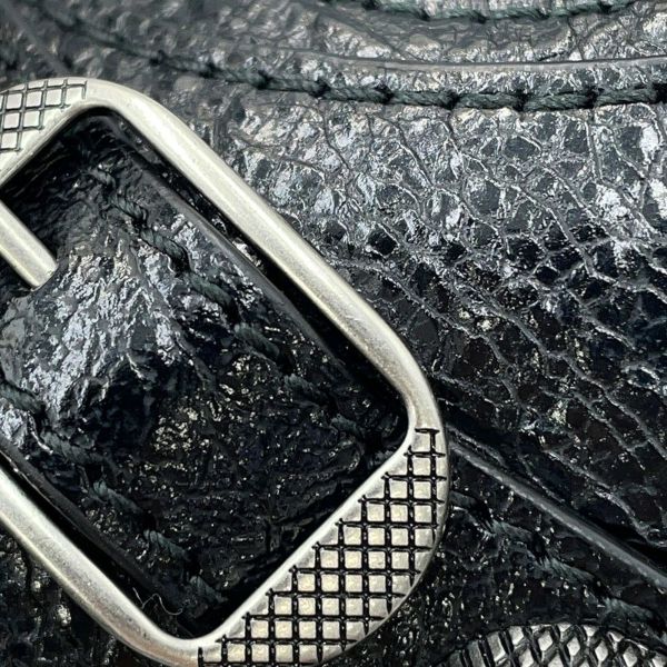 バレンシアガ ショルダーバッグ ルカゴール シリンダー レザー 771716 BALENCIAGA 黒