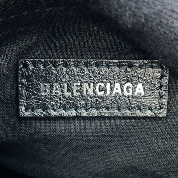 バレンシアガ ショルダーバッグ ルカゴール シリンダー レザー 771716 BALENCIAGA 黒
