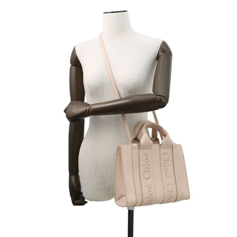 クロエ ハンドバッグ ウッディ スモール レザー CHC23US397I606J5 Chloe 2way