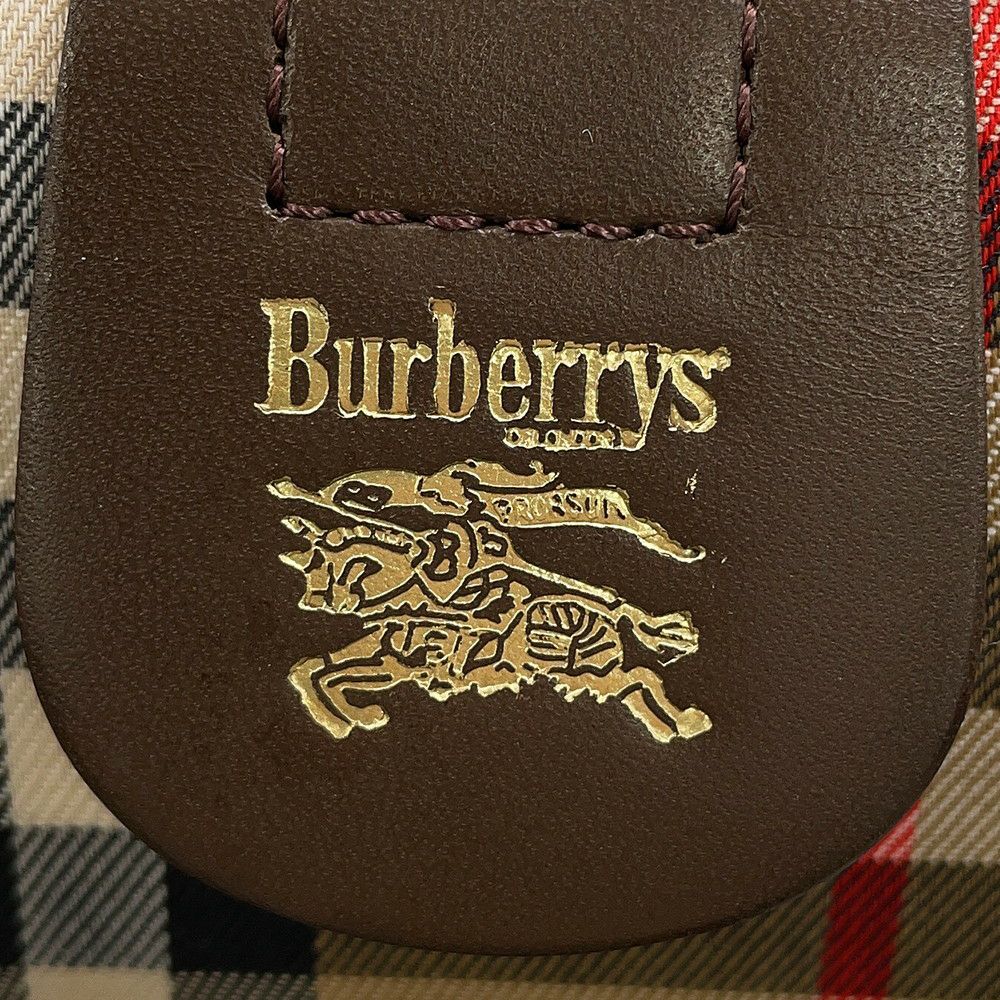 バーバリー ボストンバッグ バーバリーズ ノバチェック キャンバス BURBERRY