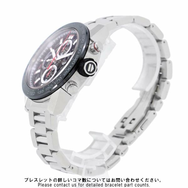 タグホイヤー カレラ キャリバー ホイヤー01 クロノグラフ CAR2A1W.BA0703 TAG Heuer 腕時計 黒文字盤