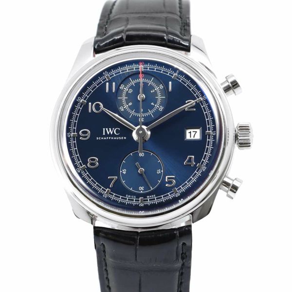 IWC ポルトギーゼ クロノグラフ ローレウス・スポーツ・フォー・グッド IW390406 世界1000本限定 ブルー文字盤