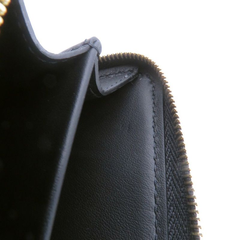 ルイヴィトン 二つ折り財布 ラムレザー/モノグラム・パターン ポルトフォイユ・ルー M81599 LOUIS VUITTON ブラック 黒