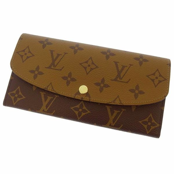 ルイヴィトン 長財布 モノグラム/モノグラム・リバース ポルトフォイユ・エミリー M61289 LOUIS VUITTON ヴィトン 財布