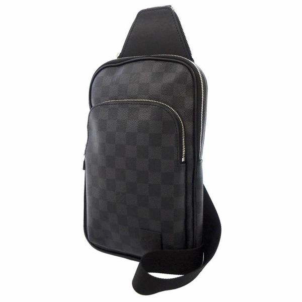 ルイヴィトン ショルダーバッグ ダミエ グラフィット アヴェニュー スリングバッグ N45302 LOUIS VUITTON メンズ 黒 |  中古・新品ブランド販売ギャラリーレア公式通販