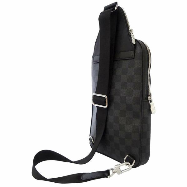 ルイヴィトン ショルダーバッグ ダミエ グラフィット アヴェニュー スリングバッグ N45302 LOUIS VUITTON メンズ 黒