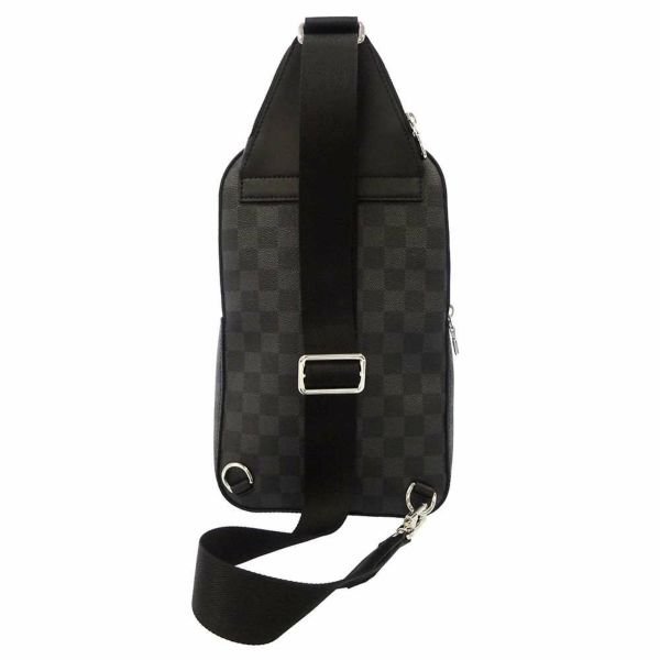 ルイヴィトン ショルダーバッグ ダミエ グラフィット アヴェニュー スリングバッグ N45302 LOUIS VUITTON メンズ 黒