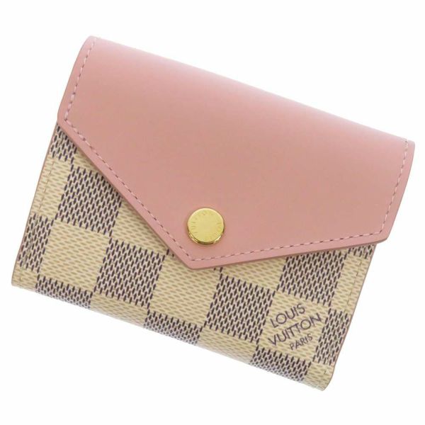 ルイヴィトン N60292 コインケース ローズバレリーヌ  LOUIS VUITTON ポルトフォイユ・ゾエ アズール