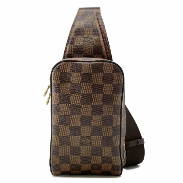 ルイヴィトン ボディバッグ ダミエ・エベヌ ジェロニモス N51994 LOUIS VUITTON ショルダーバッグ ウエストポーチ