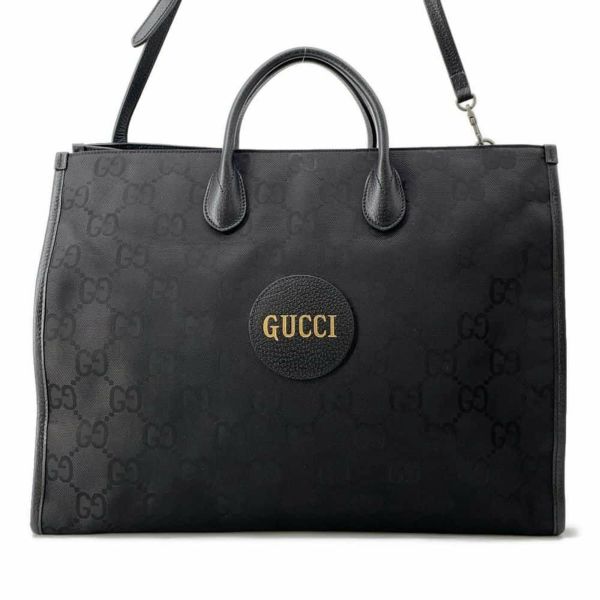 グッチ トートバッグ GGナイロン オブザグリット GGナイロン 630353 GUCCI バッグ 2wayショルダーバッグ 黒