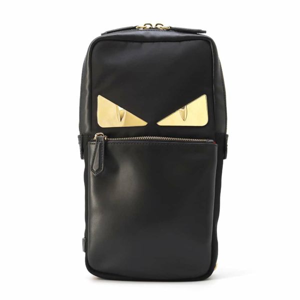 【美品】FENDI フェンディ モンスター バグズアイ ボディバッグ フェンディ ボディバッグ モンスターバグズアイ 7VZ033 FENDI