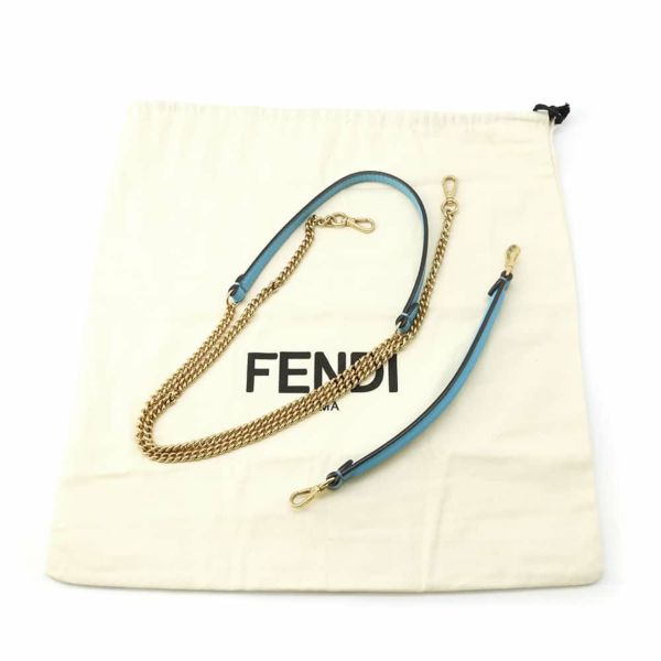 フェンディ チェーンショルダーバッグ バゲット スモール 8BS017 FENDI ハンドバッグ 2way ピンク