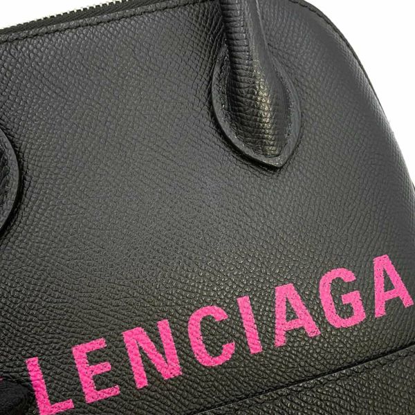 バレンシアガ ハンドバッグ ビルトップハンドルXXS 525050 BALENCIAGA 2wayショルダーバッグ 黒