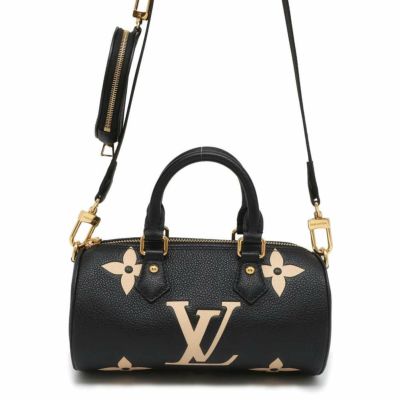 ルイヴィトン ハンドバッグ モノグラム アンプラント パピヨンBB M45980 LOUIS VUITTON 2way ショルダーバッグ 黒 安心保証  | 中古・新品ブランド販売ギャラリーレア公式通販