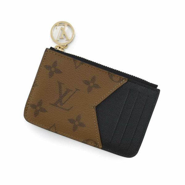 ルイヴィトン カードケース モノグラム ポルトカルト・ロミー M81912 LOUIS VUITTON 小銭入れ　ブラック 黒