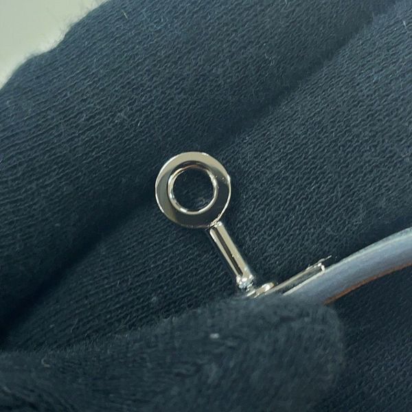 エルメス ブレスレット ミニケリー ドゥブルトゥール シルバー/シルバー金具 シェブルシャムキラ サイズT2 K刻印 HERMES アクセサリー