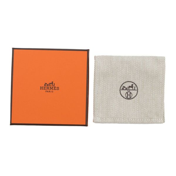 エルメス ブレスレット ミニケリー ドゥブルトゥール シルバー/シルバー金具 シェブルシャムキラ サイズT2 K刻印 HERMES アクセサリー