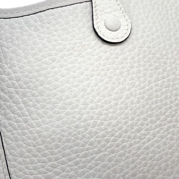 エルメス エブリンTPM 111cm アマゾン ニューホワイト/シルバー金具 トリヨンクレマンス W刻印 白