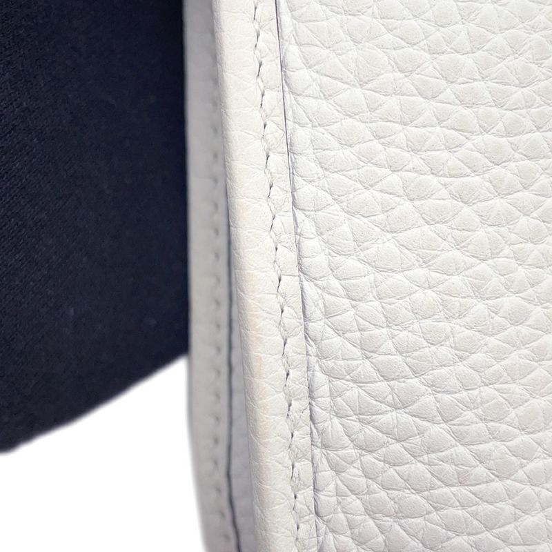 エルメス エブリンTPM 111cm アマゾン ニューホワイト/シルバー金具 トリヨンクレマンス W刻印 白