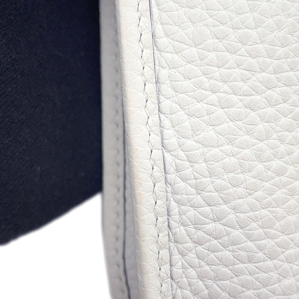 エルメス エブリンTPM 111cm アマゾン ニューホワイト/シルバー金具 トリヨンクレマンス W刻印 白