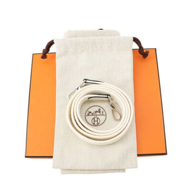 エルメス エブリンTPM 111cm アマゾン ニューホワイト/シルバー金具 トリヨンクレマンス W刻印 白