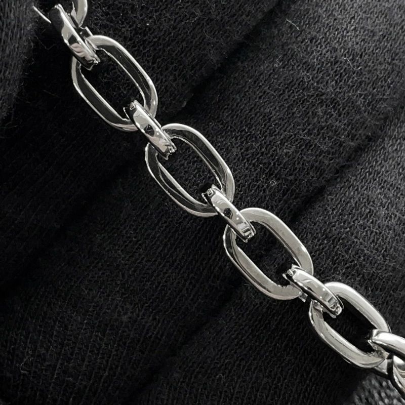 エルメス チェーンショルダーバッグ シネティック ブラック/シルバー金具 シェブルミゾル C刻印 黒