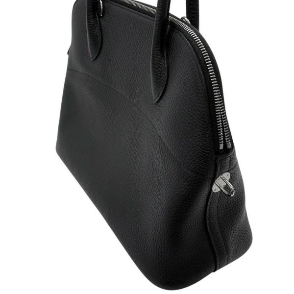 エルメス ハンドバッグ ボリード31 ブラック/シルバー金具 トリヨンクレマンス C刻印 2wayショルダー 黒