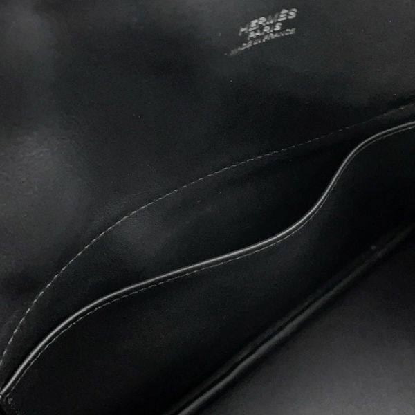 エルメス ハンドバッグ ボリード31 ブラック/シルバー金具 トリヨンクレマンス C刻印 2wayショルダー 黒