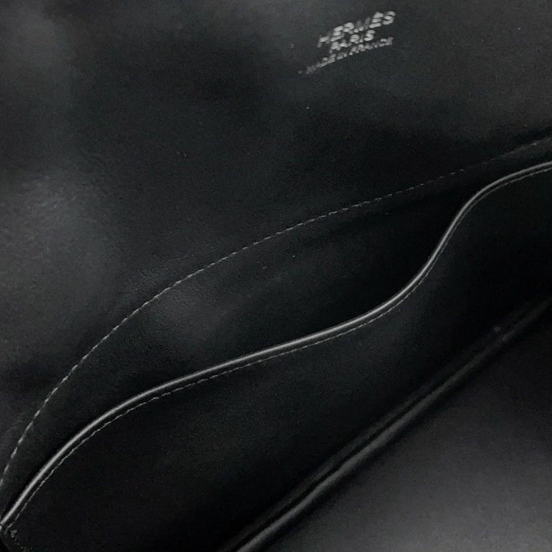 エルメス ハンドバッグ ボリード31 ブラック/シルバー金具 トリヨンクレマンス C刻印 2wayショルダー 黒