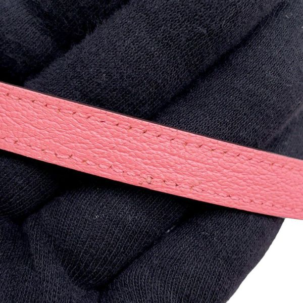 エルメス 財布 クリック16 ローズアザレ/シルバー金具 シェブルミゾル D刻印 HERMES ショルダーウォレット