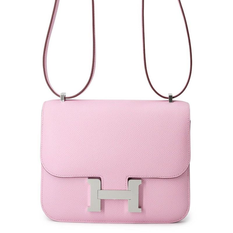 エルメス ミニ コンスタンス3 ミロワール モーヴシルベストル/シルバー金具 エプソン K刻印