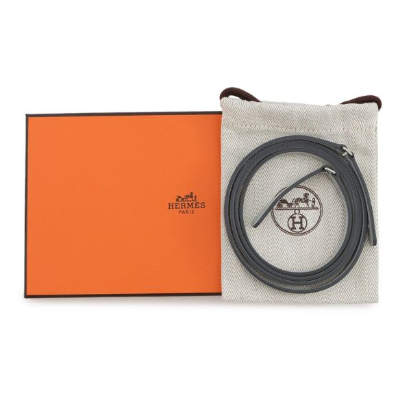 エルメス 長財布 ケリーウォレット ロング アルジャン/シルバー金具 シェブルシャムキラ K刻印 HERMES 財布