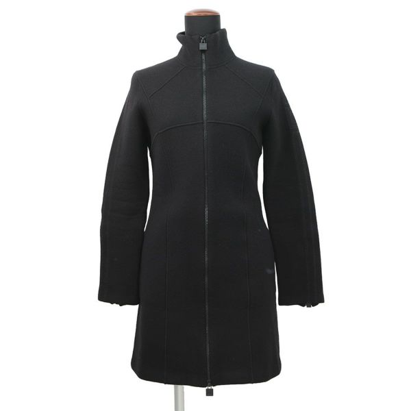 シャネル コート スポーツライン コート カシミヤ レディースサイズ38 P36681 CHANEL アウター 黒