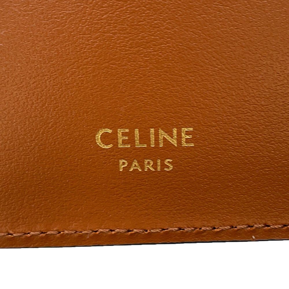 セリーヌ パスポートケース トリオンフ パスポートカバー 4M3432AK1.04BT CELINE 手帳カバー 黒