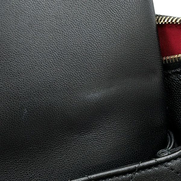 シャネル ハンドバッグ マトラッセ ココマーク ボーリングバッグ キャビアスキン ラムスキン AS1360 CHANEL 2WAY 黒