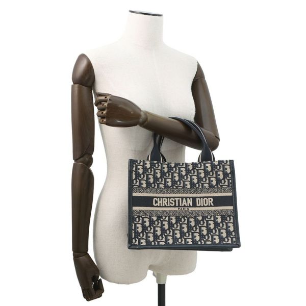 クリスチャン・ディオール トートバッグ  オブリーク エンブロイダリー ブックトート スモール M1325CZBB 2way トロッター